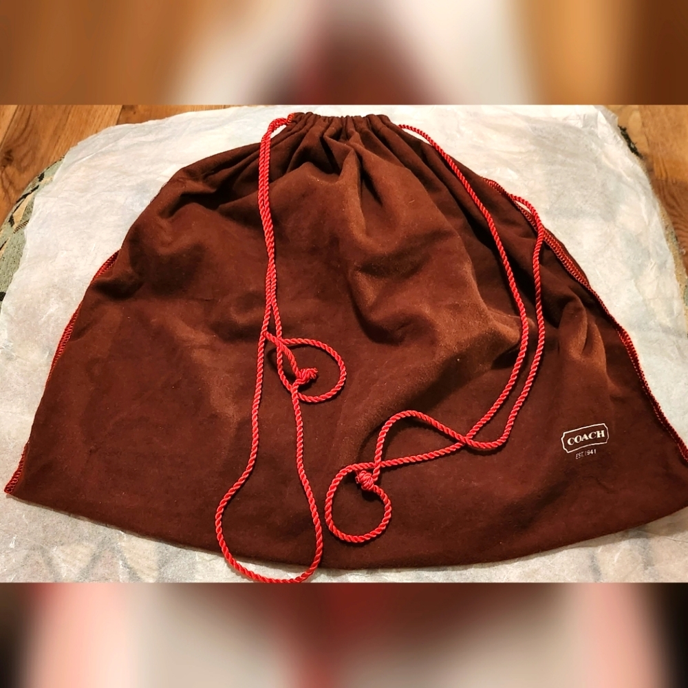 VINTAGE Coach Dust Bag Large 18.5 X 15